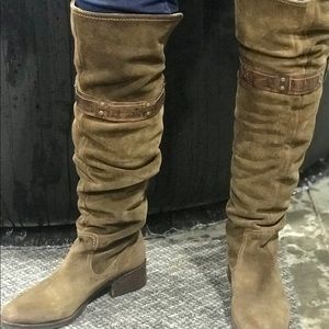 Jessica Simpson Suede Leather Boots